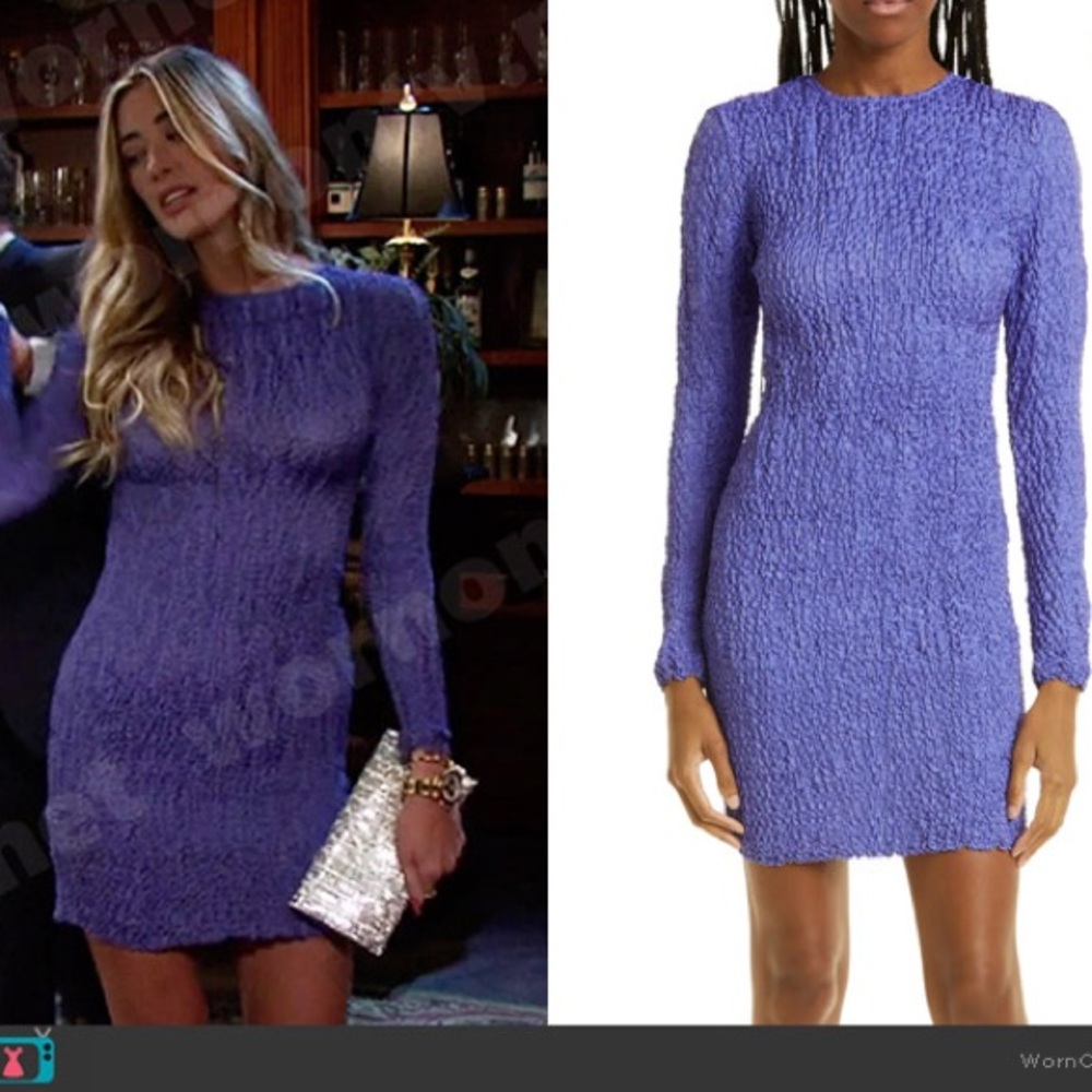 Samsoe Samsoe Bianca mini purple dress